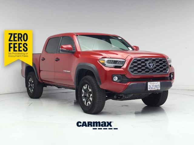 Red 2023 Toyota Tacoma Pickup Truck Four-Wheel Drive Automatic