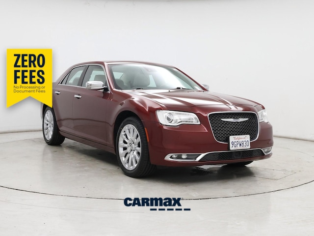 Red 2016 Chrysler 300 Sedan Rear-Wheel Drive Automatic