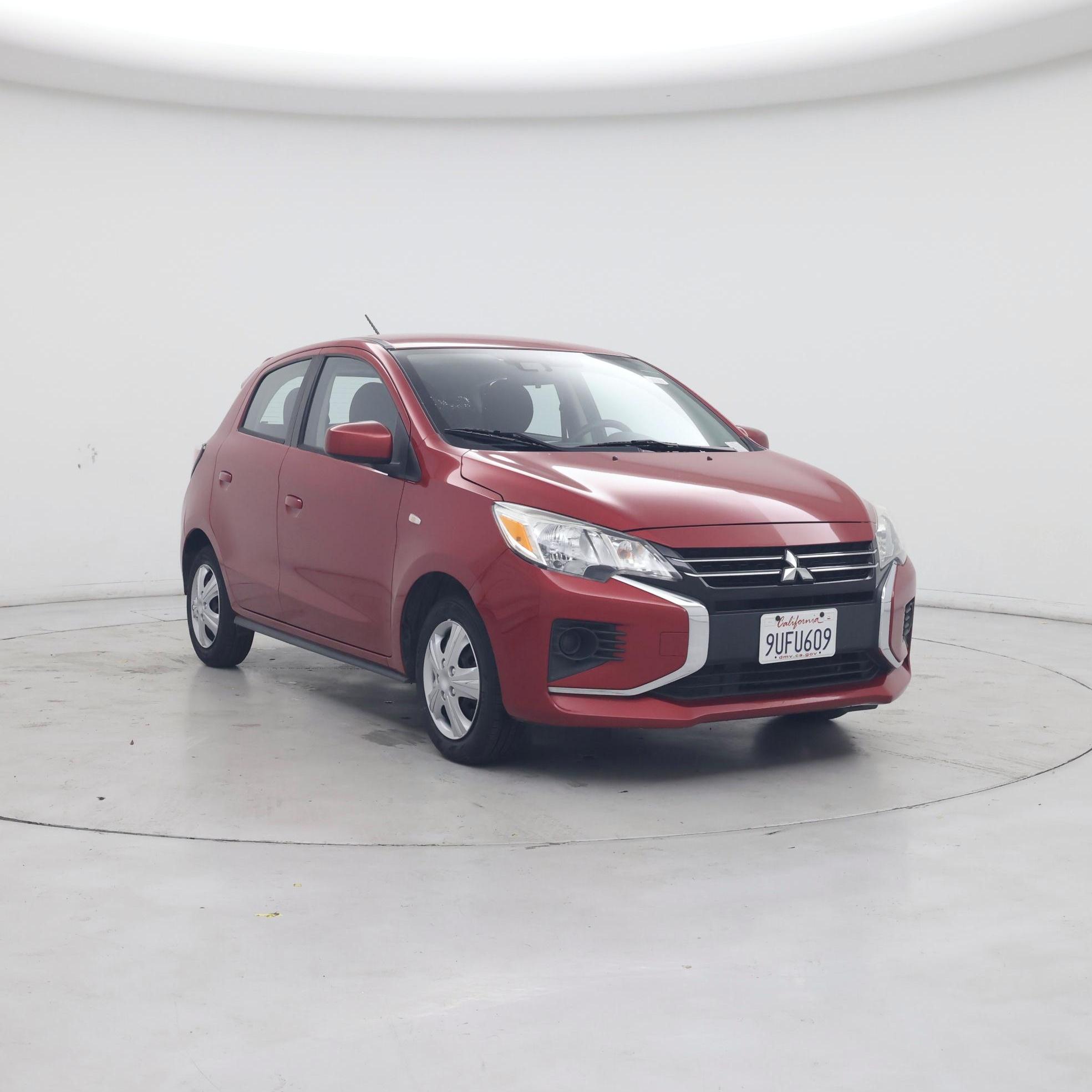 Red 2021 Mitsubishi Mirage Hatchback Front-Wheel Drive Automatic