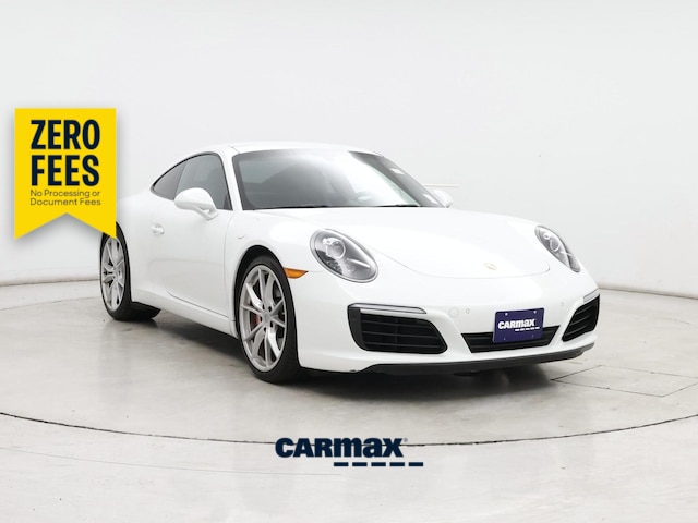 White 2018 Porsche 911 Coupe Rear-Wheel Drive Automatic