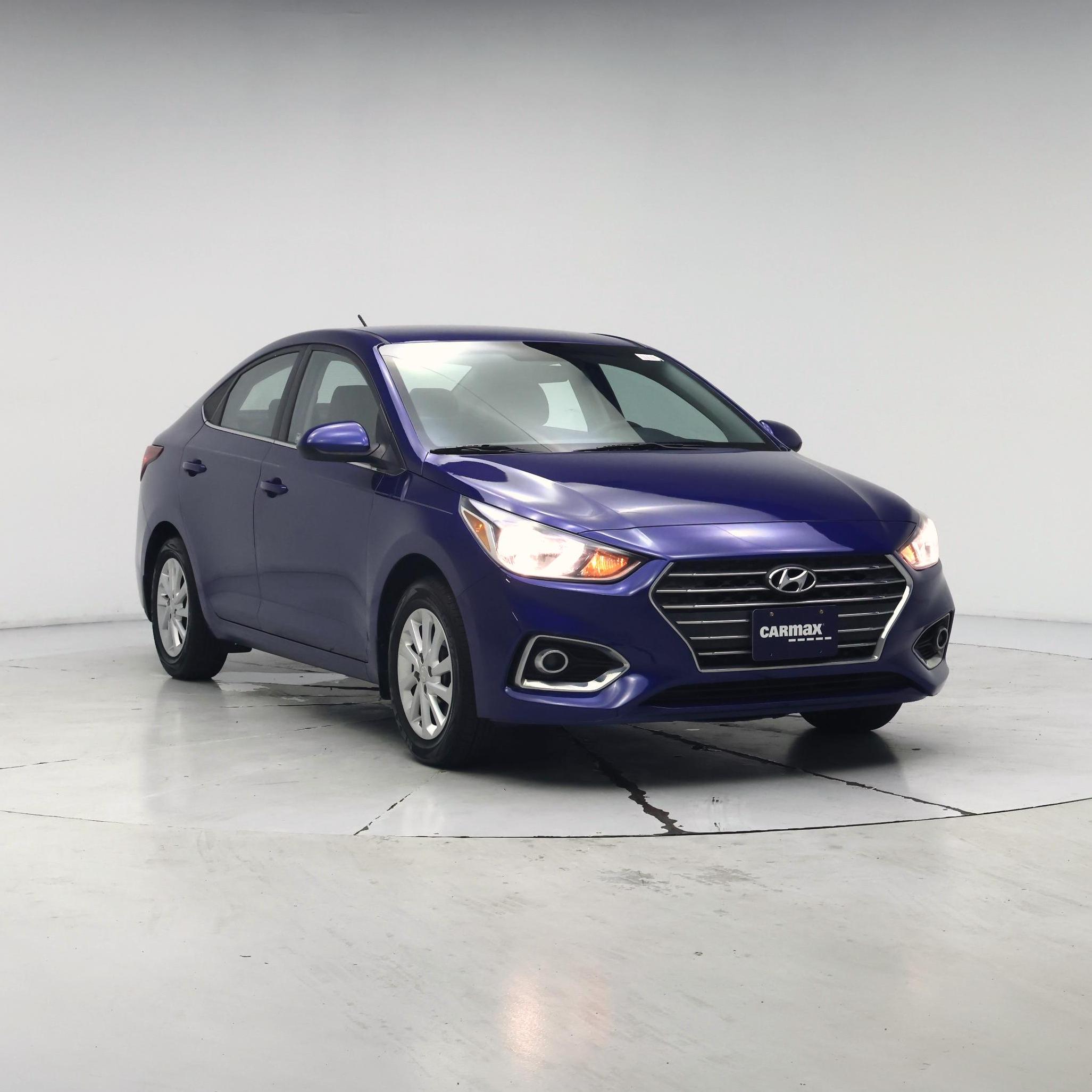 Blue 2019 Hyundai Accent Sedan Front-Wheel Drive Automatic