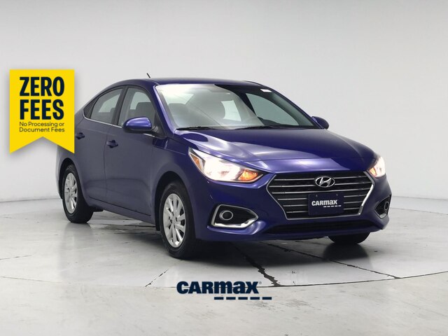 Blue 2019 Hyundai Accent Sedan Front-Wheel Drive Automatic