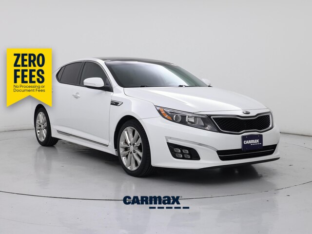 White 2014 Kia Optima Sedan Front-Wheel Drive Automatic