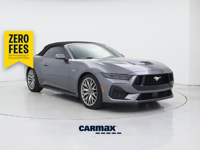 Gray 2025 Ford Mustang Convertible Rear-Wheel Drive Automatic