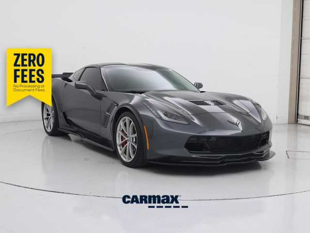 Gray 2017 Chevrolet Corvette Coupe Rear-Wheel Drive Automatic