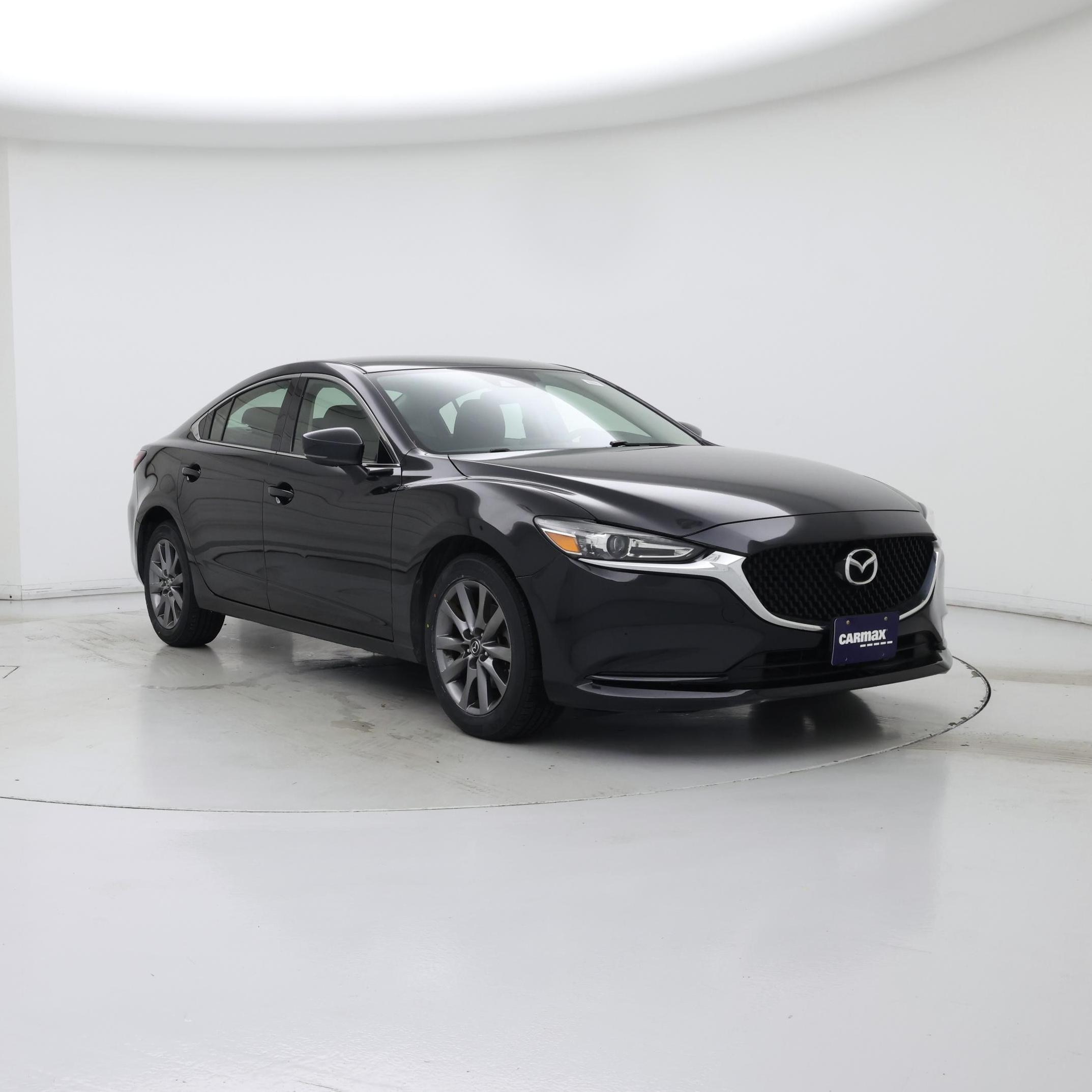Black 2018 Mazda MAZDA6 Sedan Front-Wheel Drive Automatic