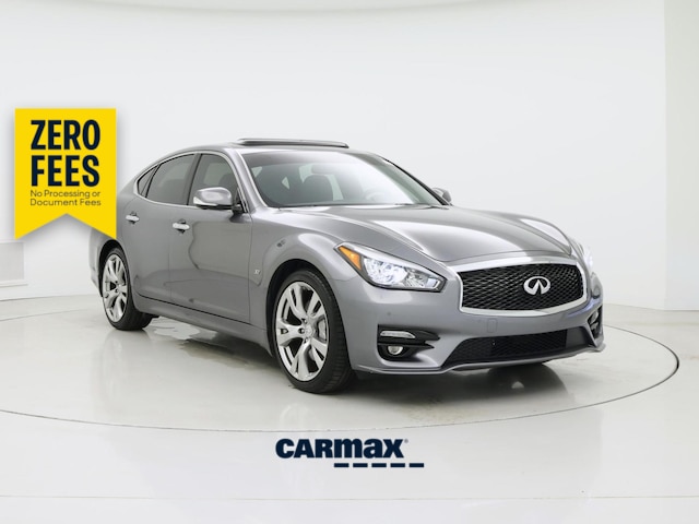 Gray 2018 INFINITI Q70 Sedan Rear-Wheel Drive Automatic