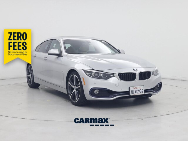 Silver 2019 BMW 4 Series Sedan Rear-Wheel Drive Automatic