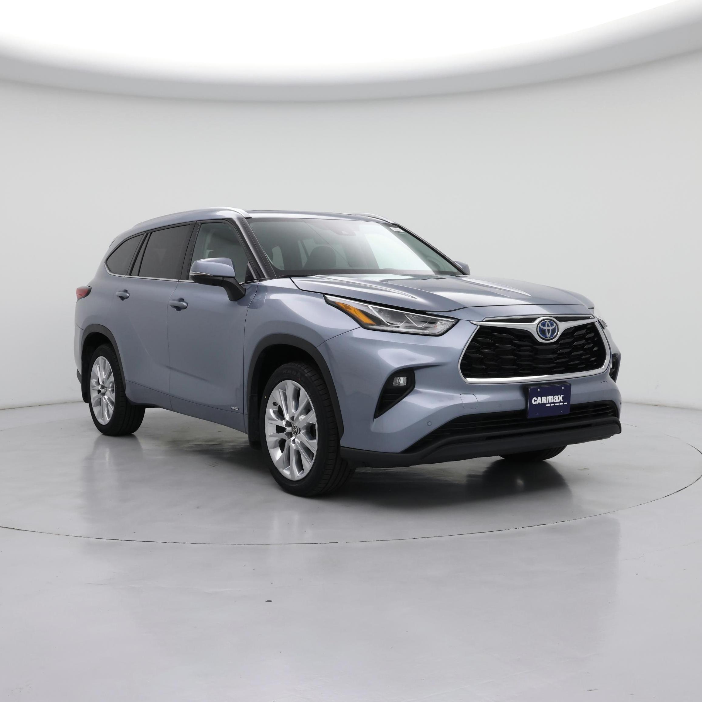 Blue 2023 Toyota Highlander Hybrid SUV / Crossover All-Wheel Drive Automatic