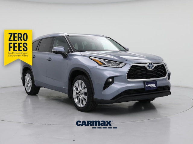 Blue 2023 Toyota Highlander Hybrid SUV / Crossover All-Wheel Drive Automatic