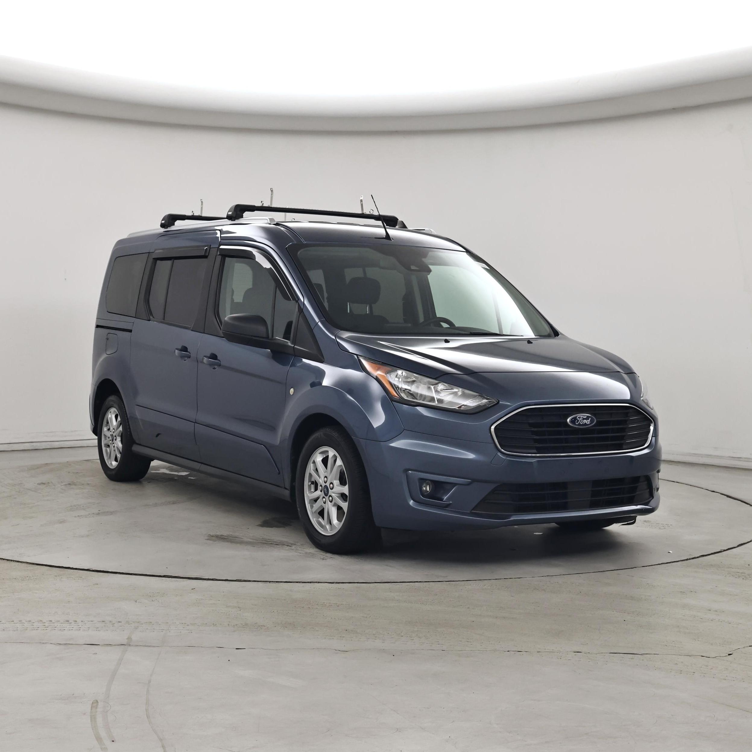 Blue 2020 Ford Transit Connect Van Front-Wheel Drive Automatic