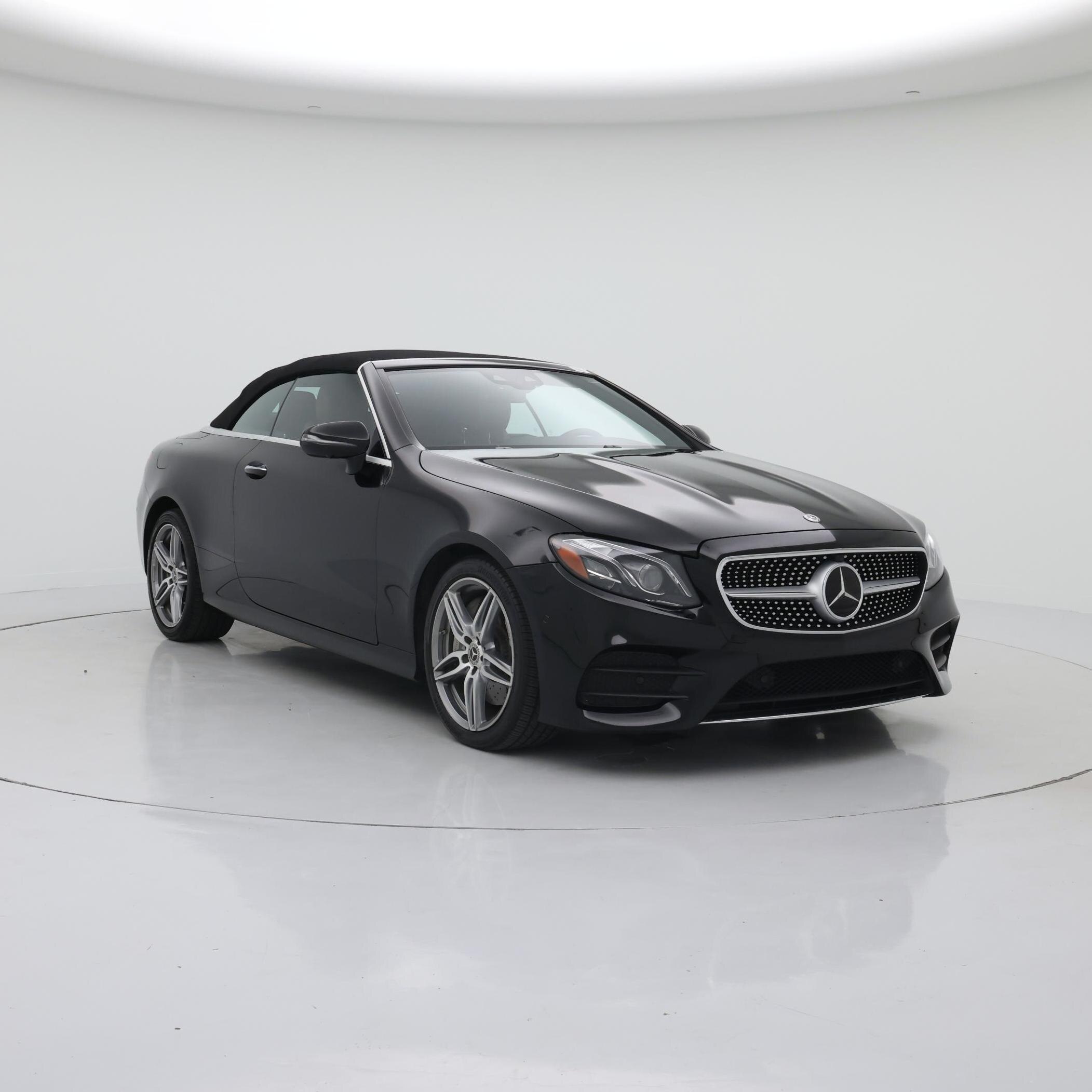 Black 2018 Mercedes-Benz E-Class Convertible All-Wheel Drive Automatic