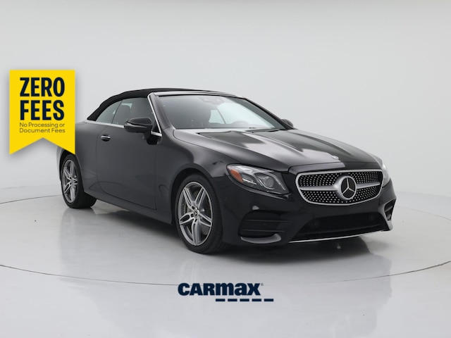 Black 2018 Mercedes-Benz E-Class Convertible All-Wheel Drive Automatic