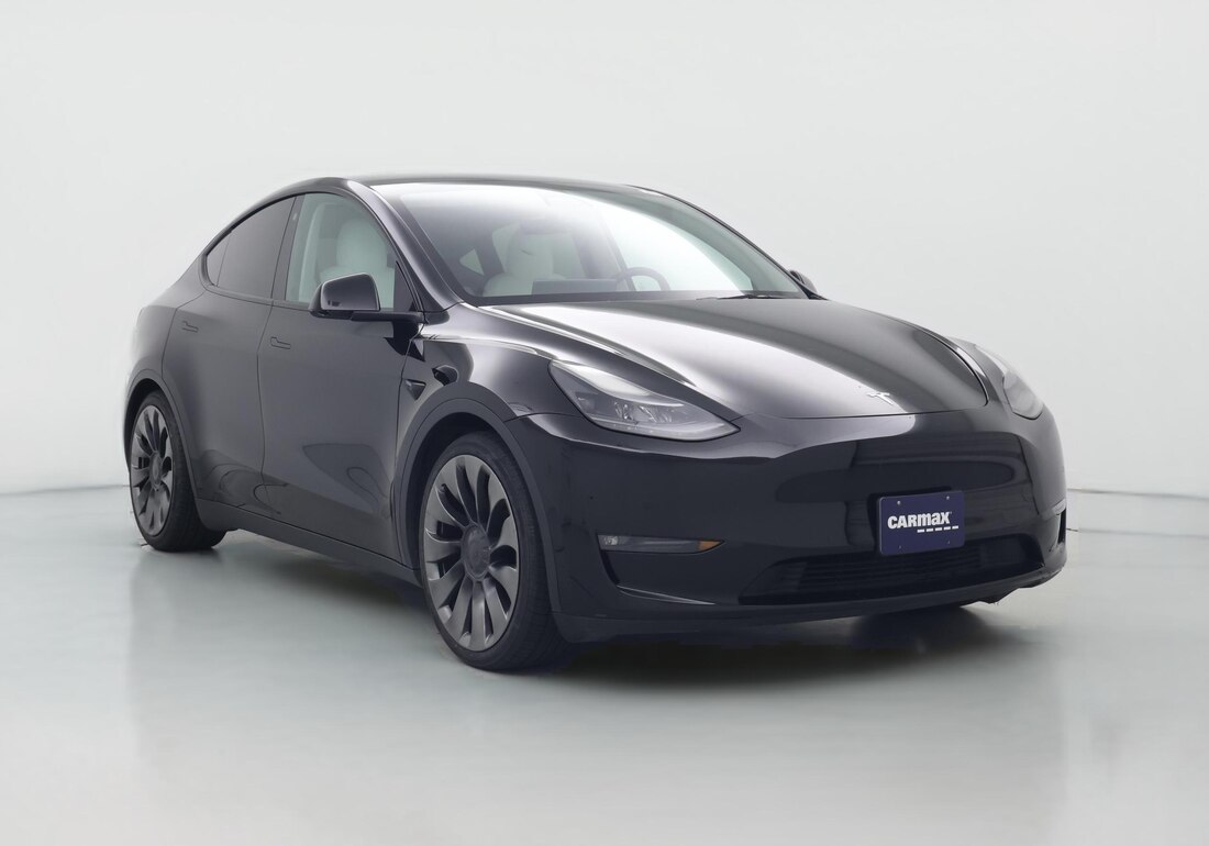 2022 Tesla Model Y Performance All-Wheel Drive in Black — CarMax photo