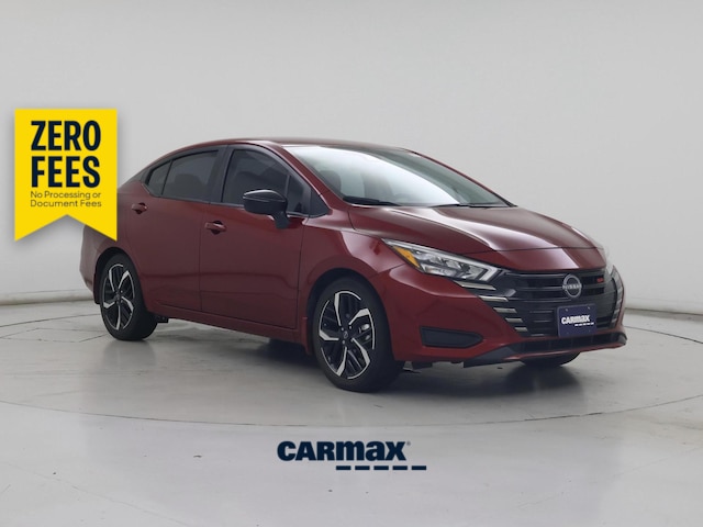 Red 2025 Nissan Versa Sedan Front-Wheel Drive Automatic