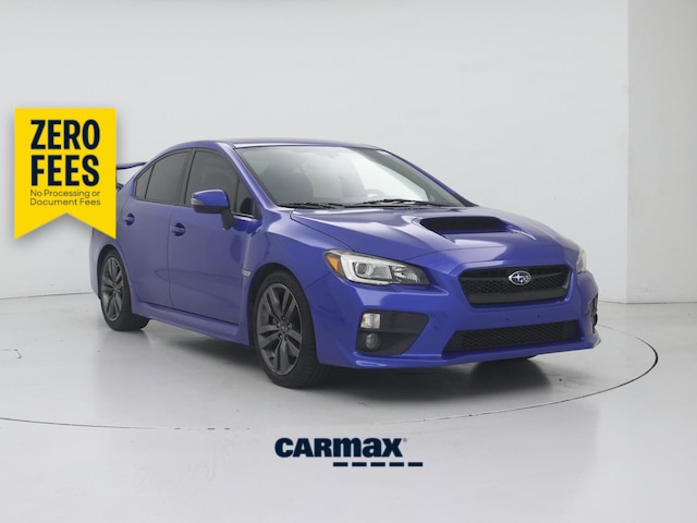 Blue 2017 Subaru WRX Sedan All-Wheel Drive Automatic