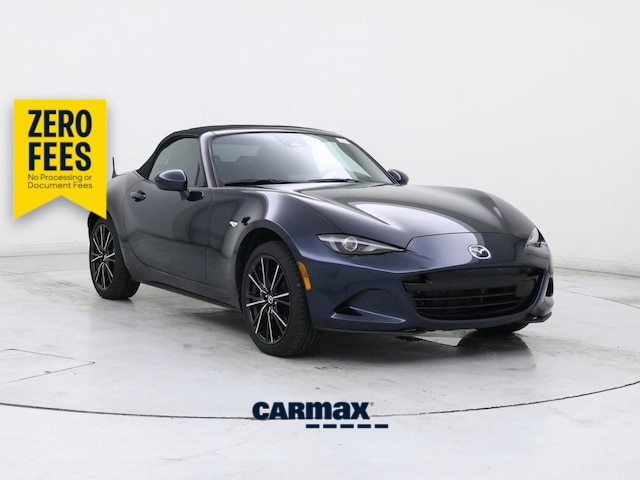 Blue 2025 Mazda MX-5 Miata Convertible Rear-Wheel Drive Automatic