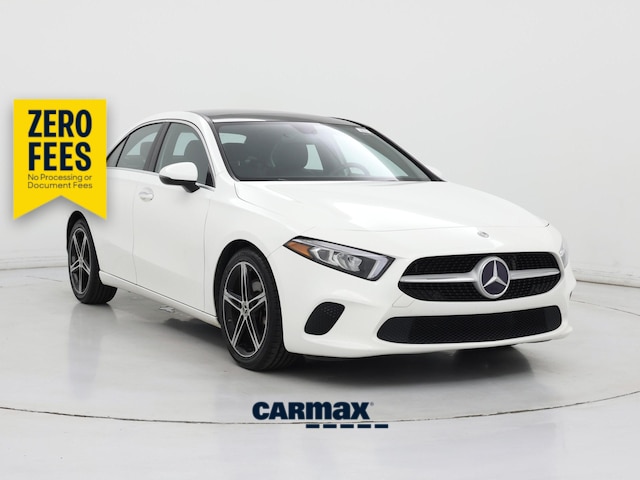 White 2019 Mercedes-Benz A-Class Sedan Front-Wheel Drive Automatic