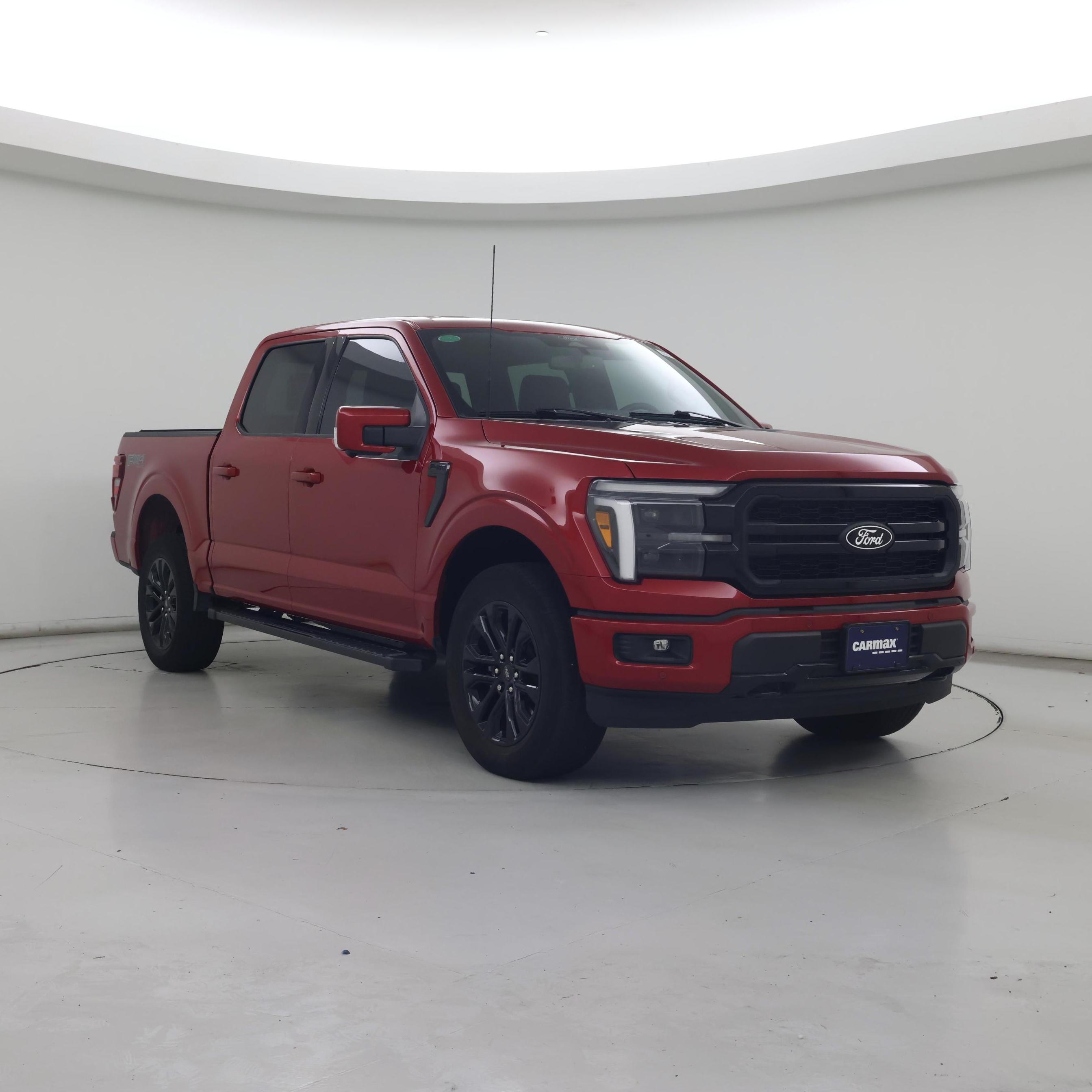 Red 2025 Ford F-150 Pickup Truck Four-Wheel Drive Automatic