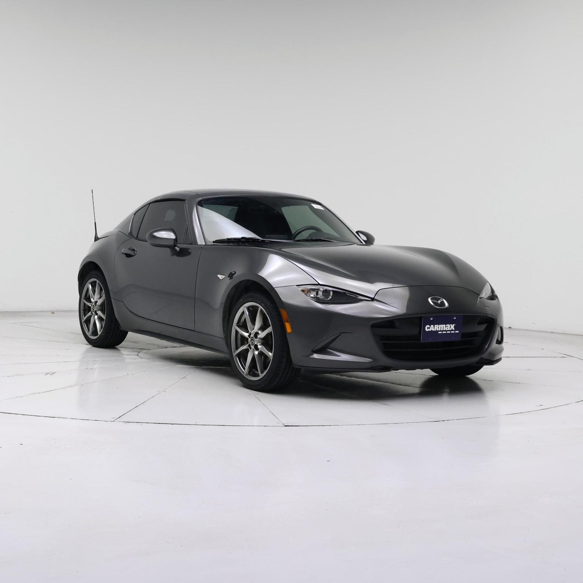 Gray 2022 Mazda MX-5 Miata Convertible Rear-Wheel Drive Automatic