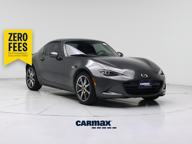 Gray 2022 Mazda MX-5 Miata Convertible Rear-Wheel Drive Automatic