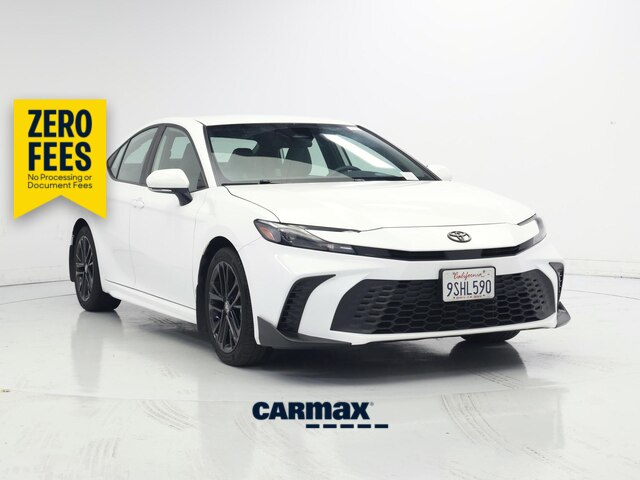 White 2025 Toyota Camry Sedan Front-Wheel Drive Automatic