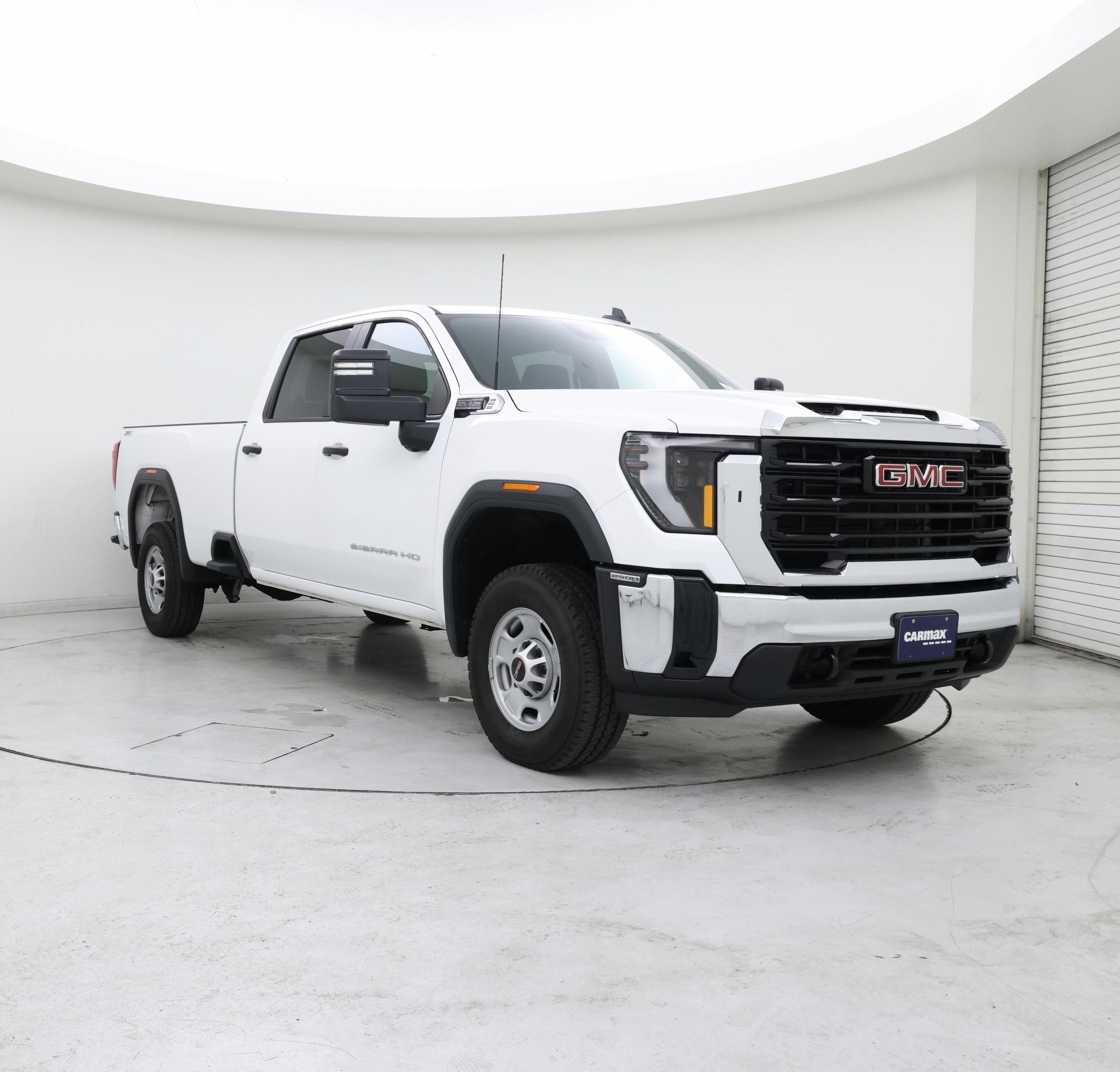 White 2024 GMC Sierra 2500HD Pickup Truck Four-Wheel Drive Automatic