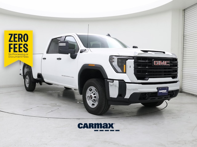 White 2024 GMC Sierra 2500HD Pickup Truck Four-Wheel Drive Automatic