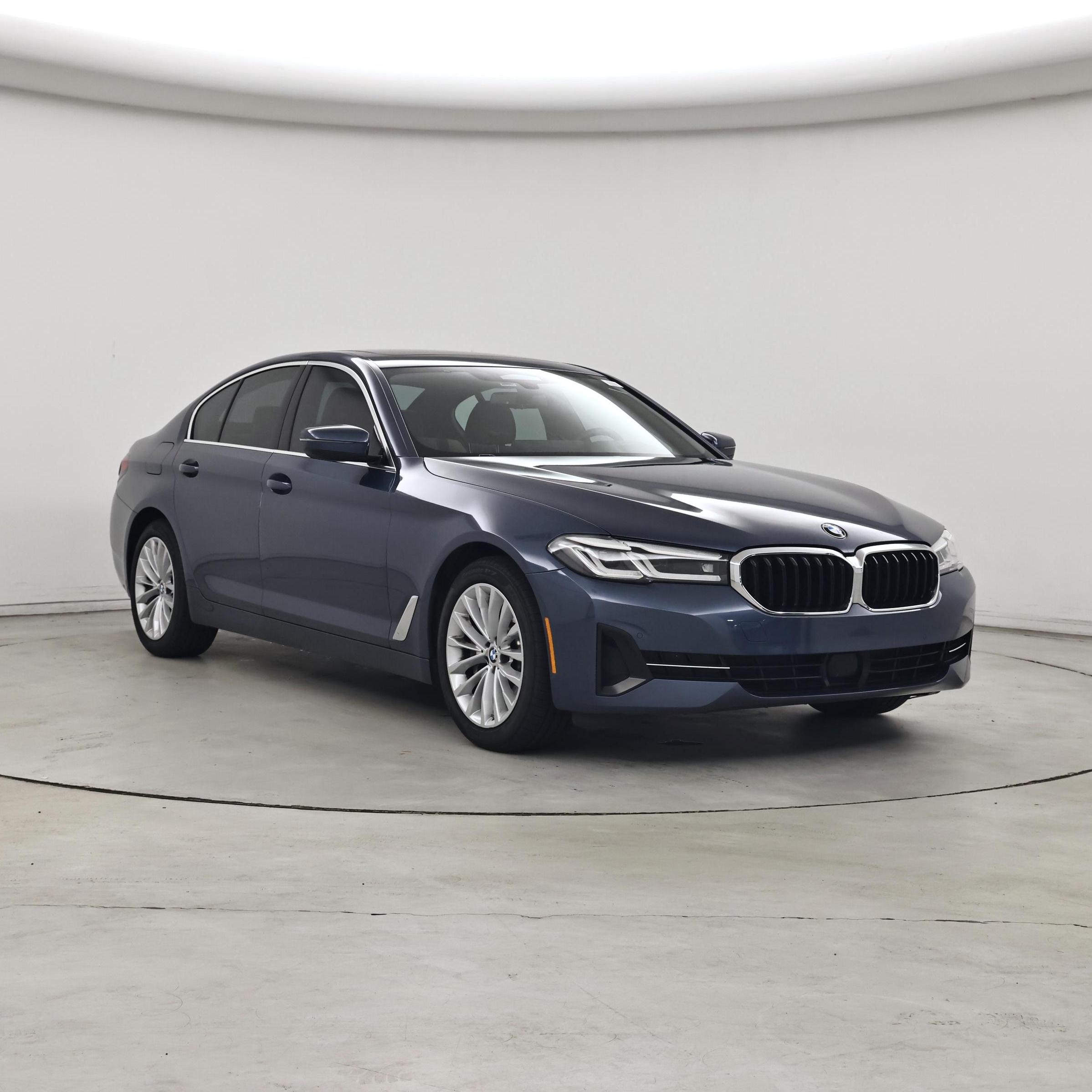 Blue 2023 BMW 5 Series Sedan Rear-Wheel Drive Automatic