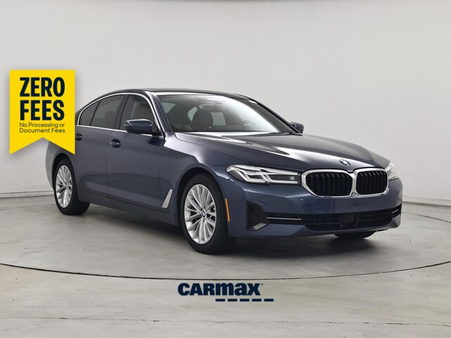 Blue 2023 BMW 5 Series Sedan Rear-Wheel Drive Automatic