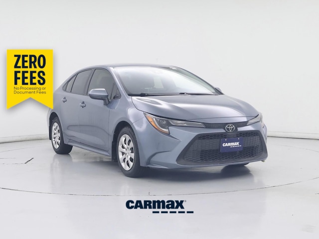 Blue 2021 Toyota Corolla Sedan Front-Wheel Drive Automatic