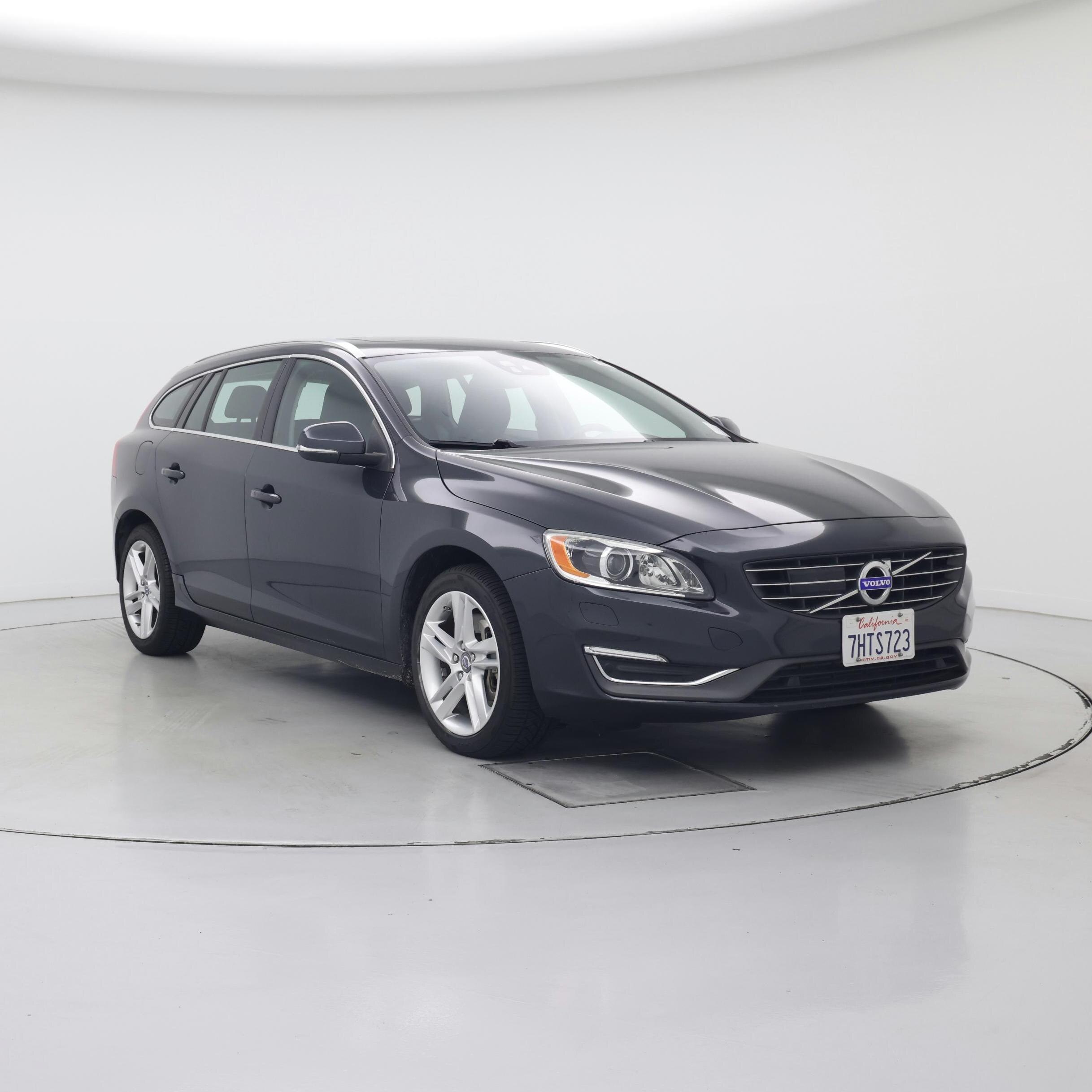 Blue 2015 Volvo V60 Wagon  Automatic