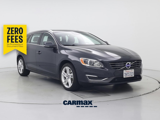 Blue 2015 Volvo V60 Wagon Automatic