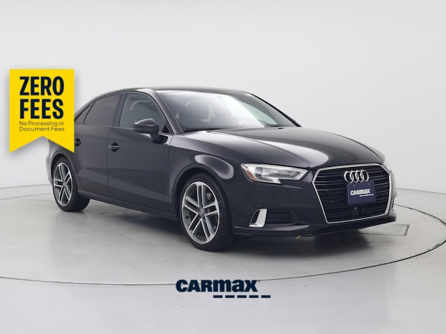 Black 2018 Audi A3 Sedan Front-Wheel Drive Automatic