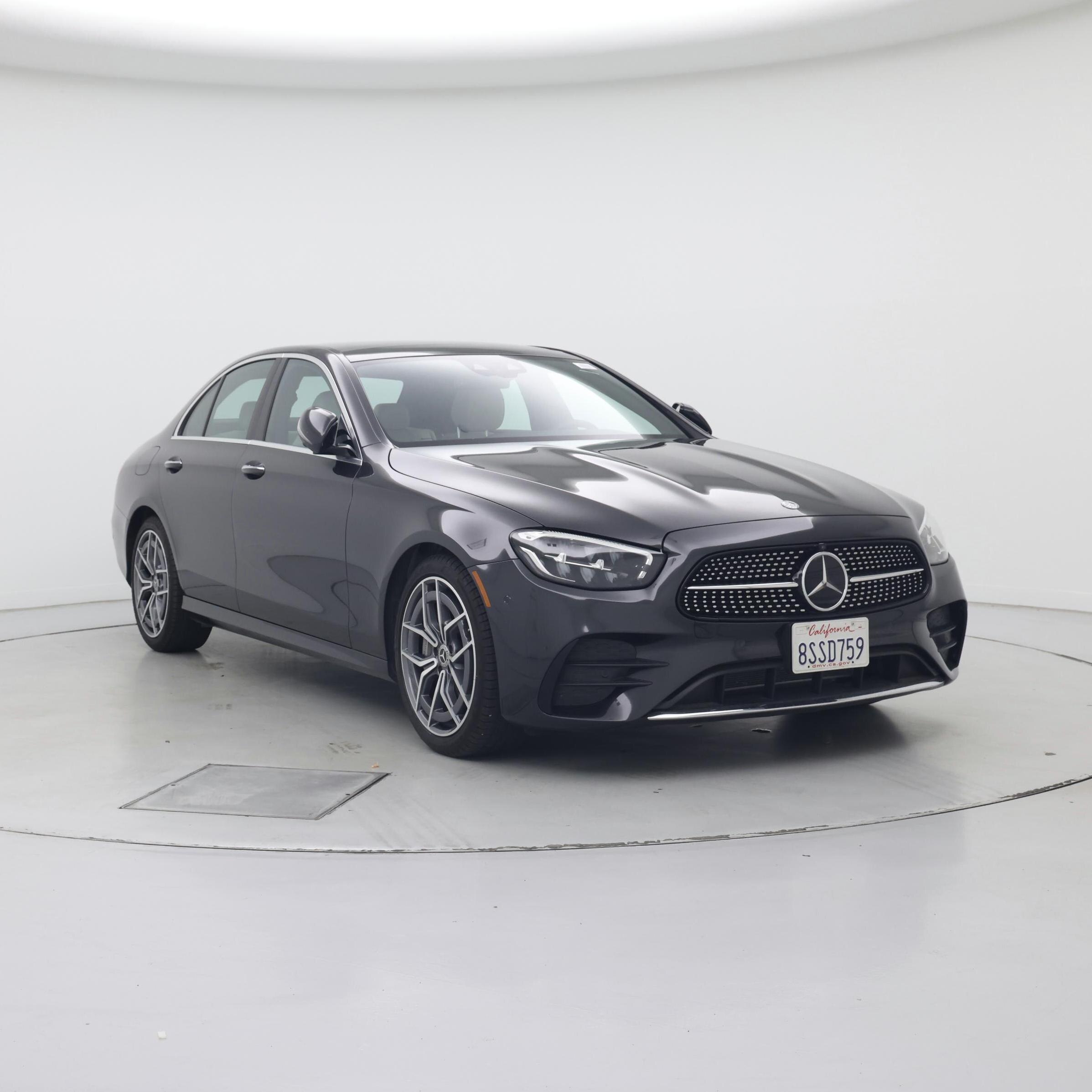 Gray 2021 Mercedes-Benz E-Class Sedan Rear-Wheel Drive Automatic