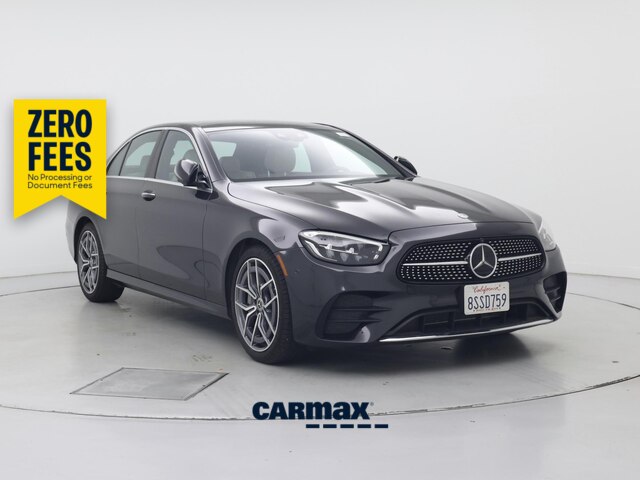 Gray 2021 Mercedes-Benz E-Class Sedan Rear-Wheel Drive Automatic