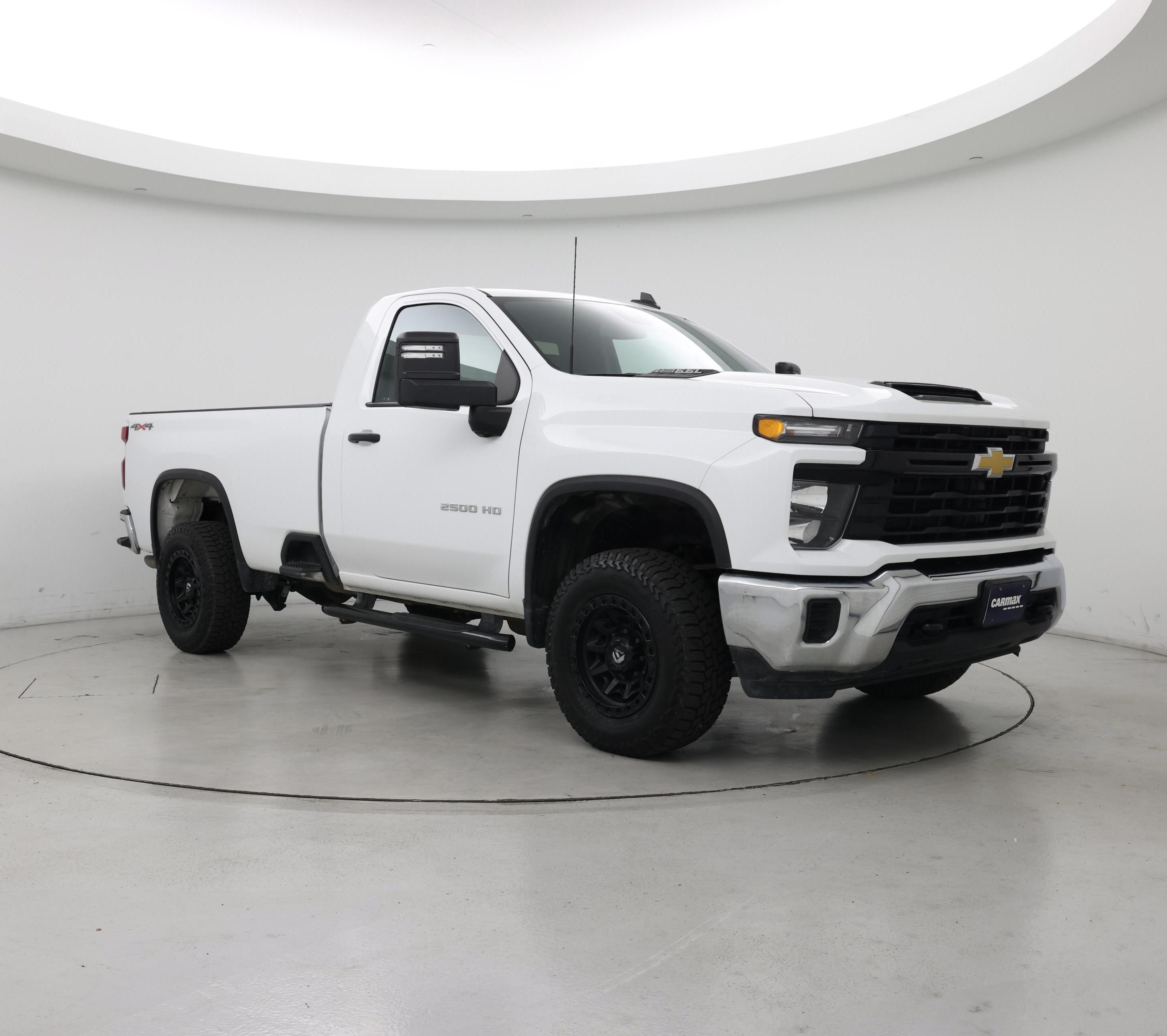 White 2024 Chevrolet Silverado 2500HD Pickup Truck Four-Wheel Drive Automatic
