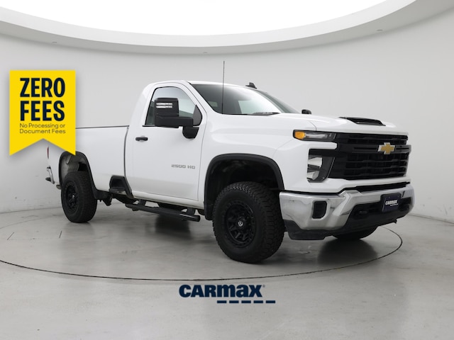 White 2024 Chevrolet Silverado 2500HD Pickup Truck Four-Wheel Drive Automatic