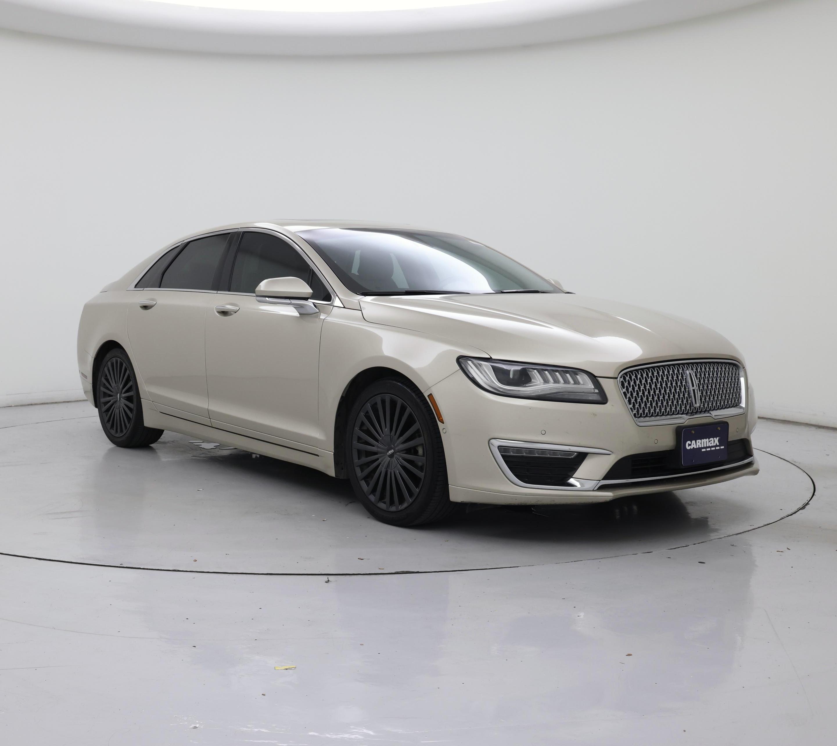 Gold 2017 Lincoln MKZ Hybrid Sedan Front-Wheel Drive Automatic