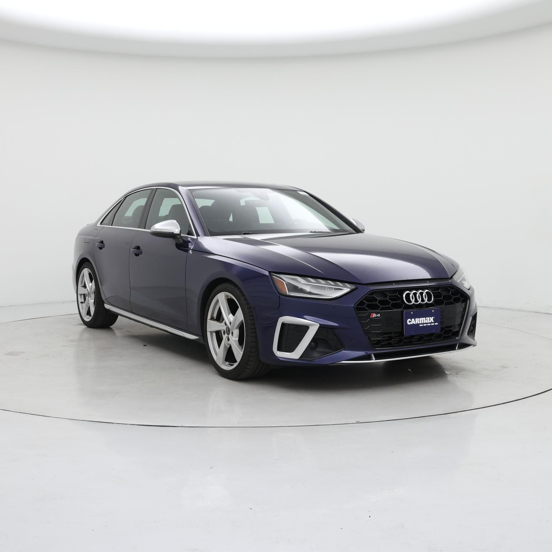Blue 2021 Audi S4 Sedan All-Wheel Drive Automatic