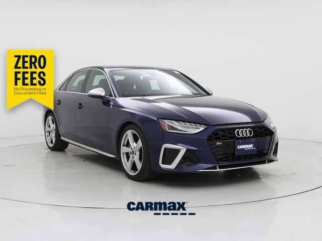 Blue 2021 Audi S4 Sedan All-Wheel Drive Automatic