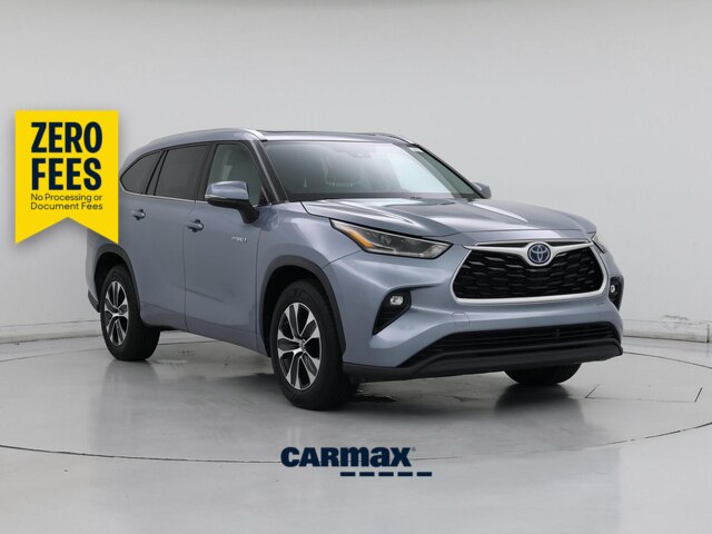 Blue 2021 Toyota Highlander Hybrid SUV / Crossover Front-Wheel Drive Automatic