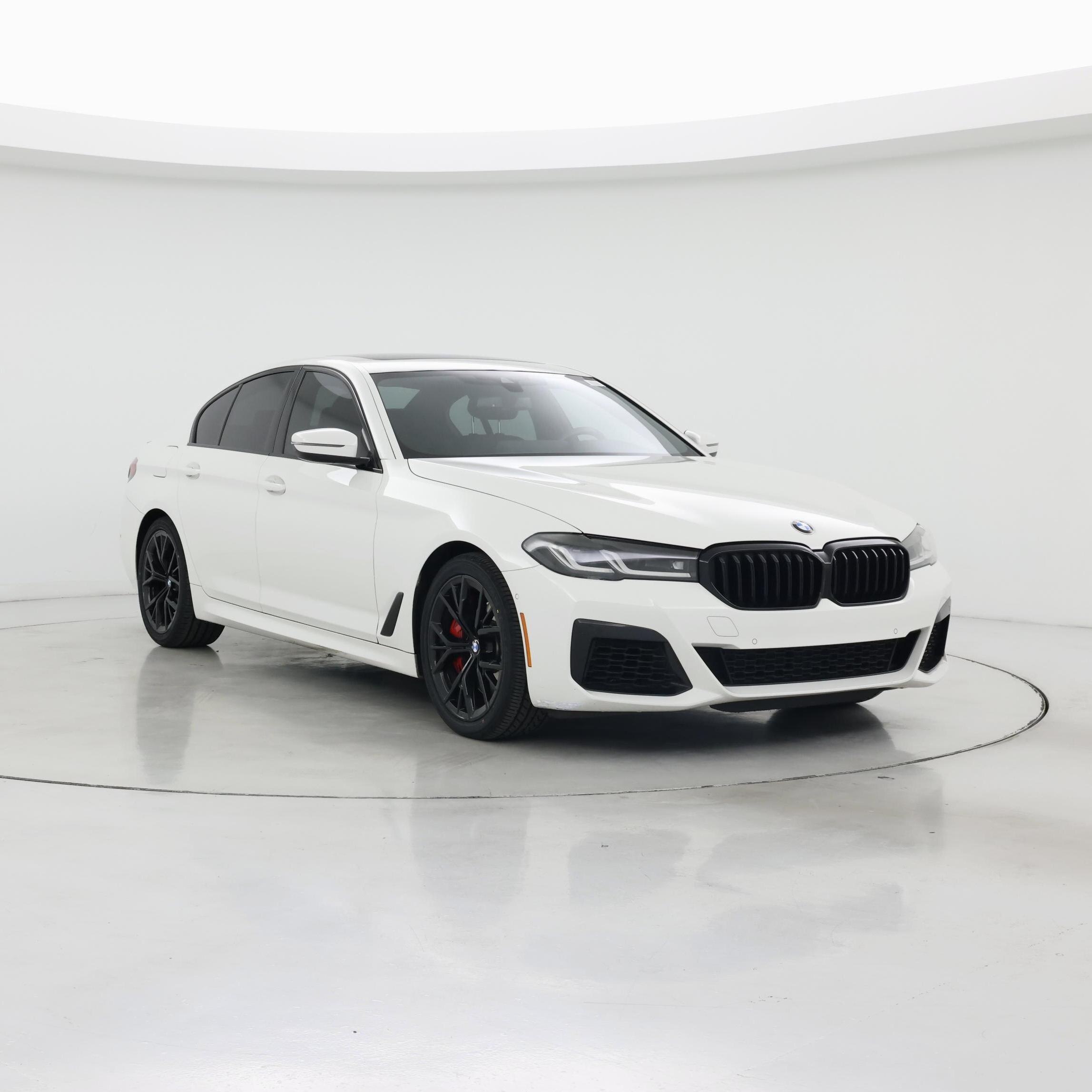 White 2023 BMW 5 Series Sedan Rear-Wheel Drive Automatic