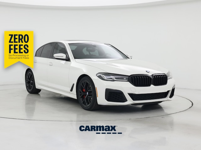 White 2023 BMW 5 Series Sedan Rear-Wheel Drive Automatic