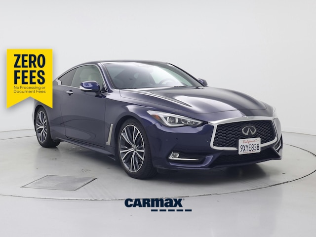 Blue 2021 INFINITI Q60 Coupe Rear-Wheel Drive Automatic