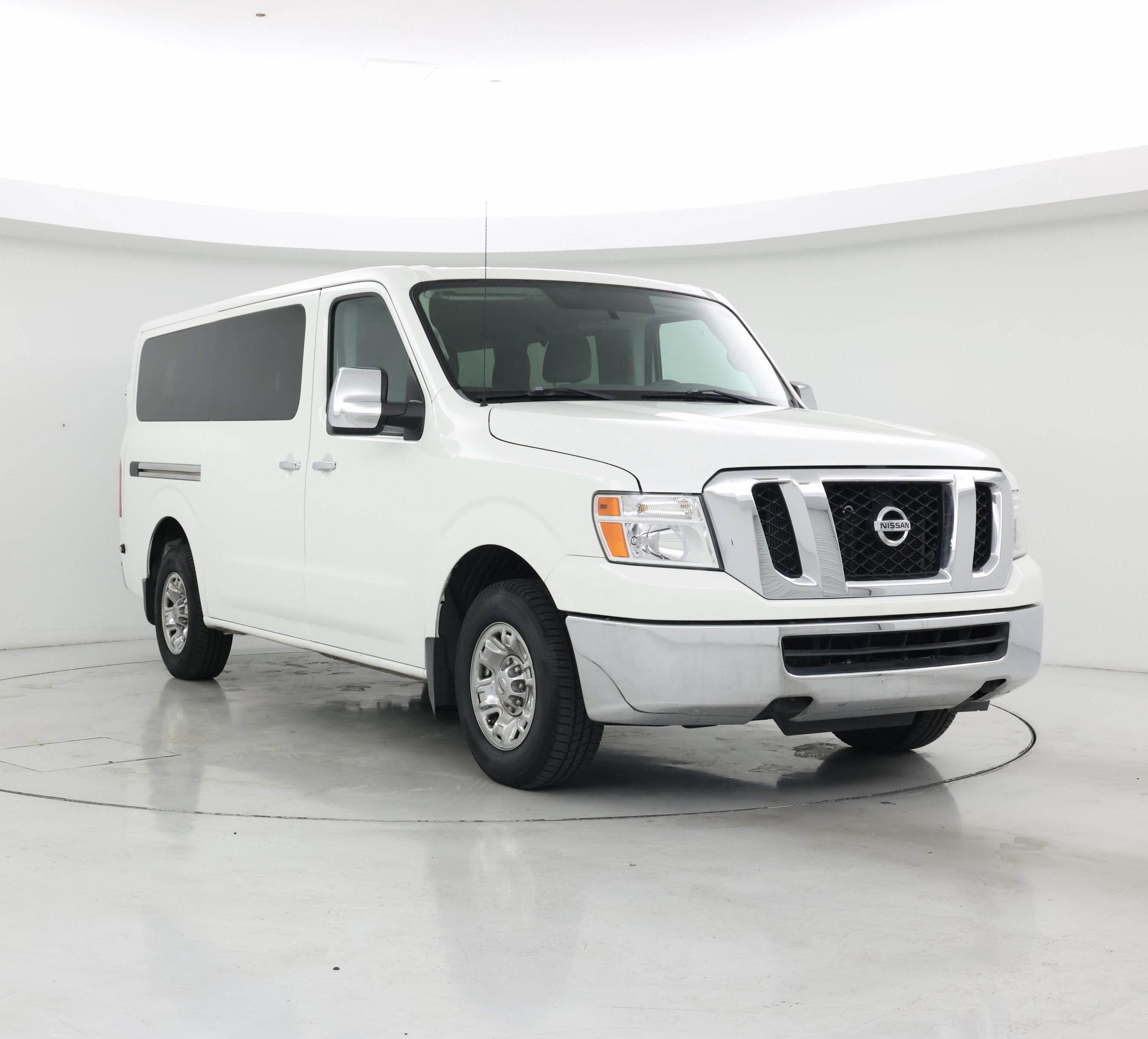 White 2017 Nissan NV Passenger Van Rear-Wheel Drive Automatic