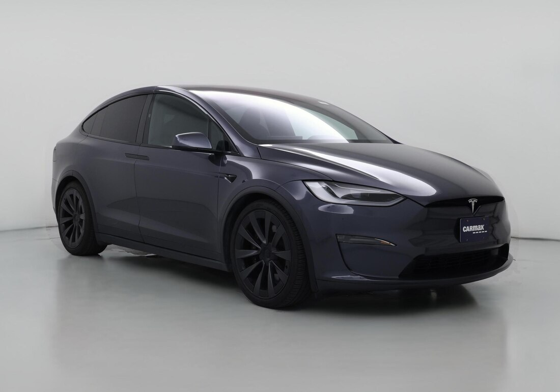 2023 Tesla Model X Long Range in Gray — CarMax photo