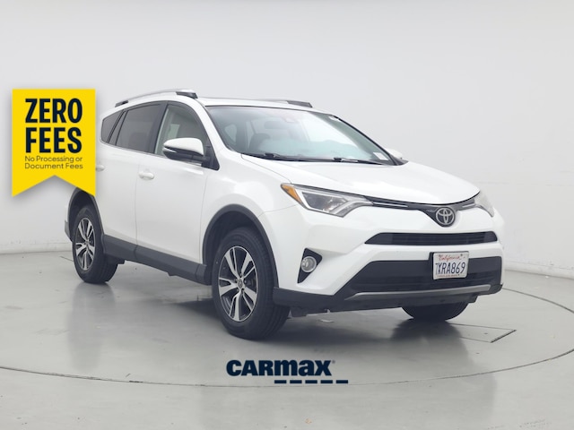 White 2017 Toyota RAV4 SUV / Crossover Front-Wheel Drive Automatic