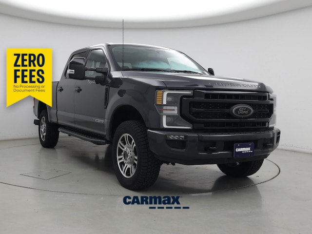 Gray 2021 Ford F-250 Super Duty Pickup Truck Four-Wheel Drive Automatic