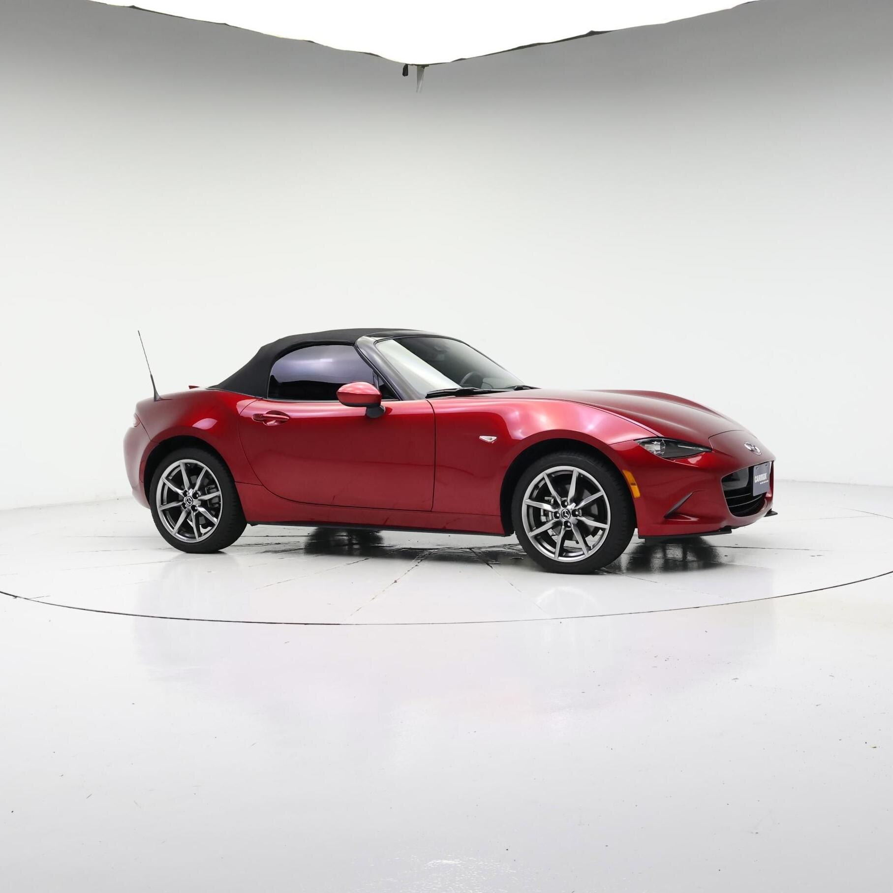 Red 2022 Mazda MX-5 Miata Convertible Rear-Wheel Drive Manual